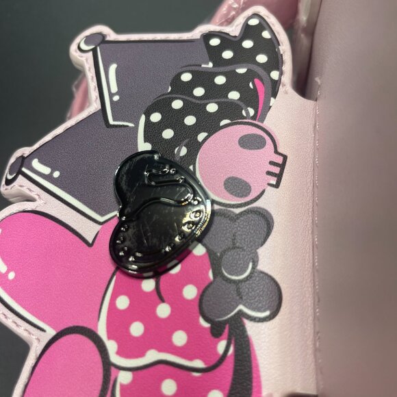 🎀🖤 NWT Loungefly Sanrio Kuromi & My Melody Cake Crossbody Bag 🖤🎀 - Picture 8 of 9
